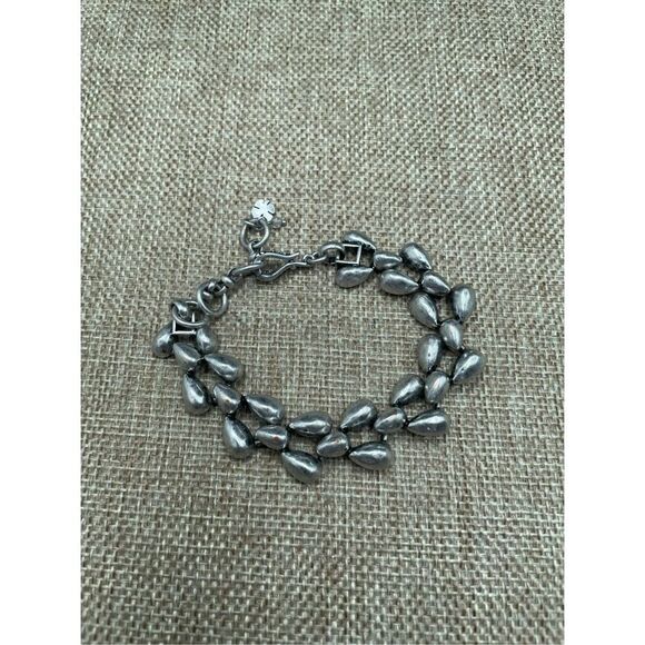Bundle of Two Lucky Brand Silver Tone Bracelets - Picture 9 of 14